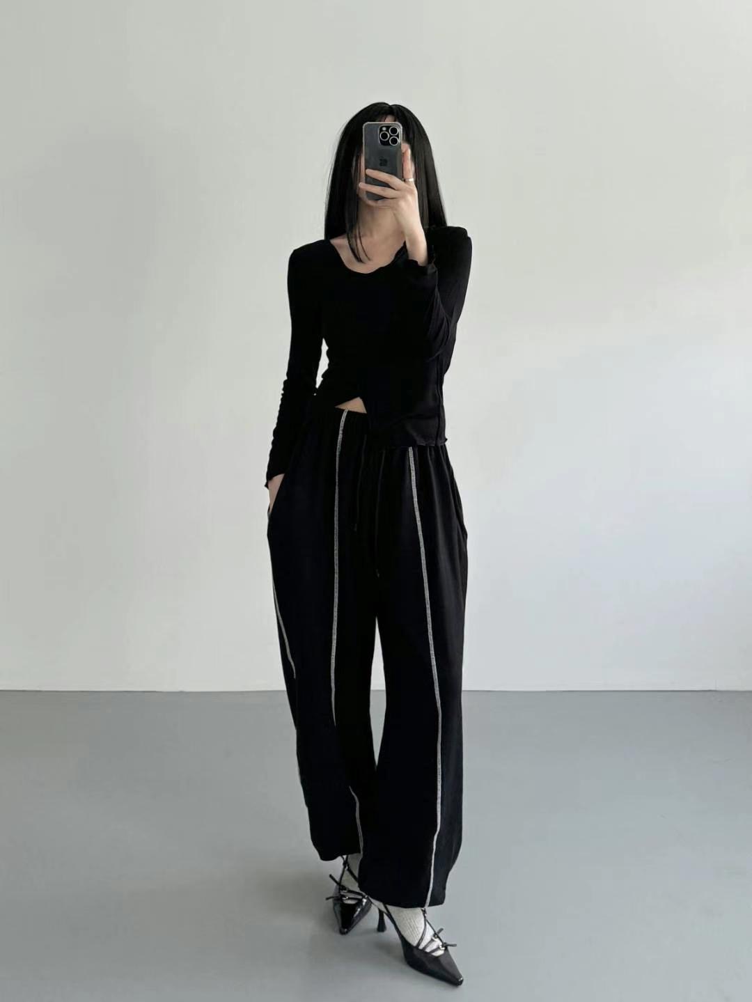 BCLOTHES-ot韓國直郵東大門代購女裝新品人氣時尚真品休閑褲BCLOTHES休閑褲