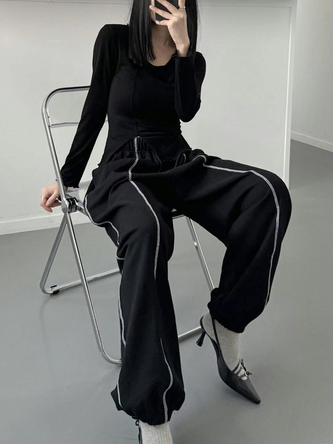 BCLOTHES-ot韓國直郵東大門代購女裝新品人氣時尚真品休閑褲BCLOTHES休閑褲