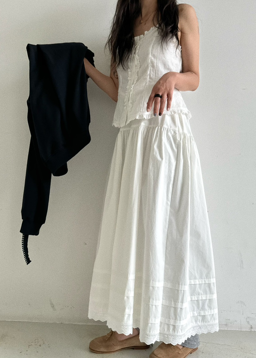 Oli Seoul直郵韓國代購女裝新品真品熱賣24秋冬吊帶背心OLI SEOUL吊帶/背心