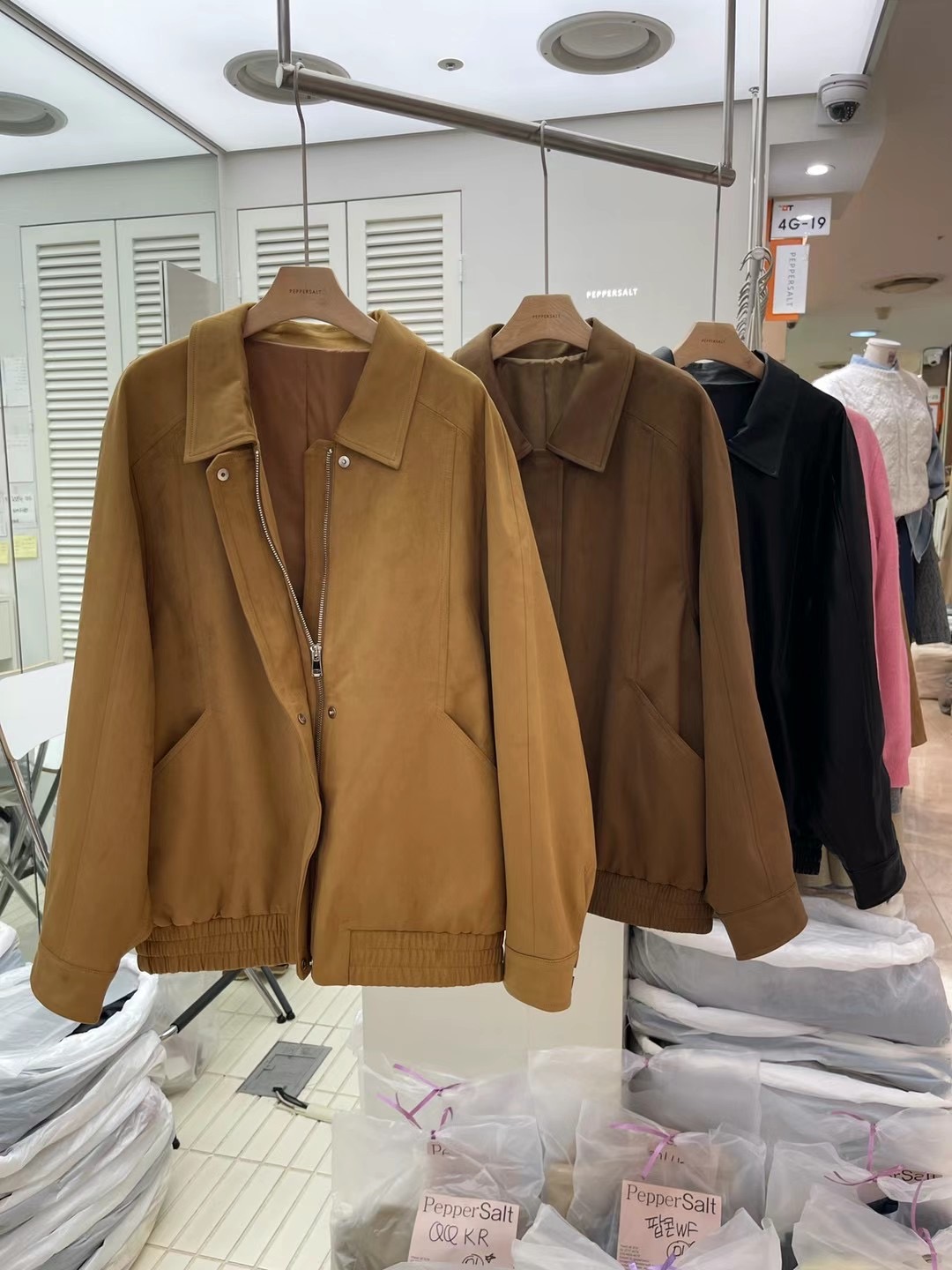 PEPPER韓國直郵東大門實拍女裝新品熱賣休閑時尚推薦24秋冬夾克PEPPER-OT夾克