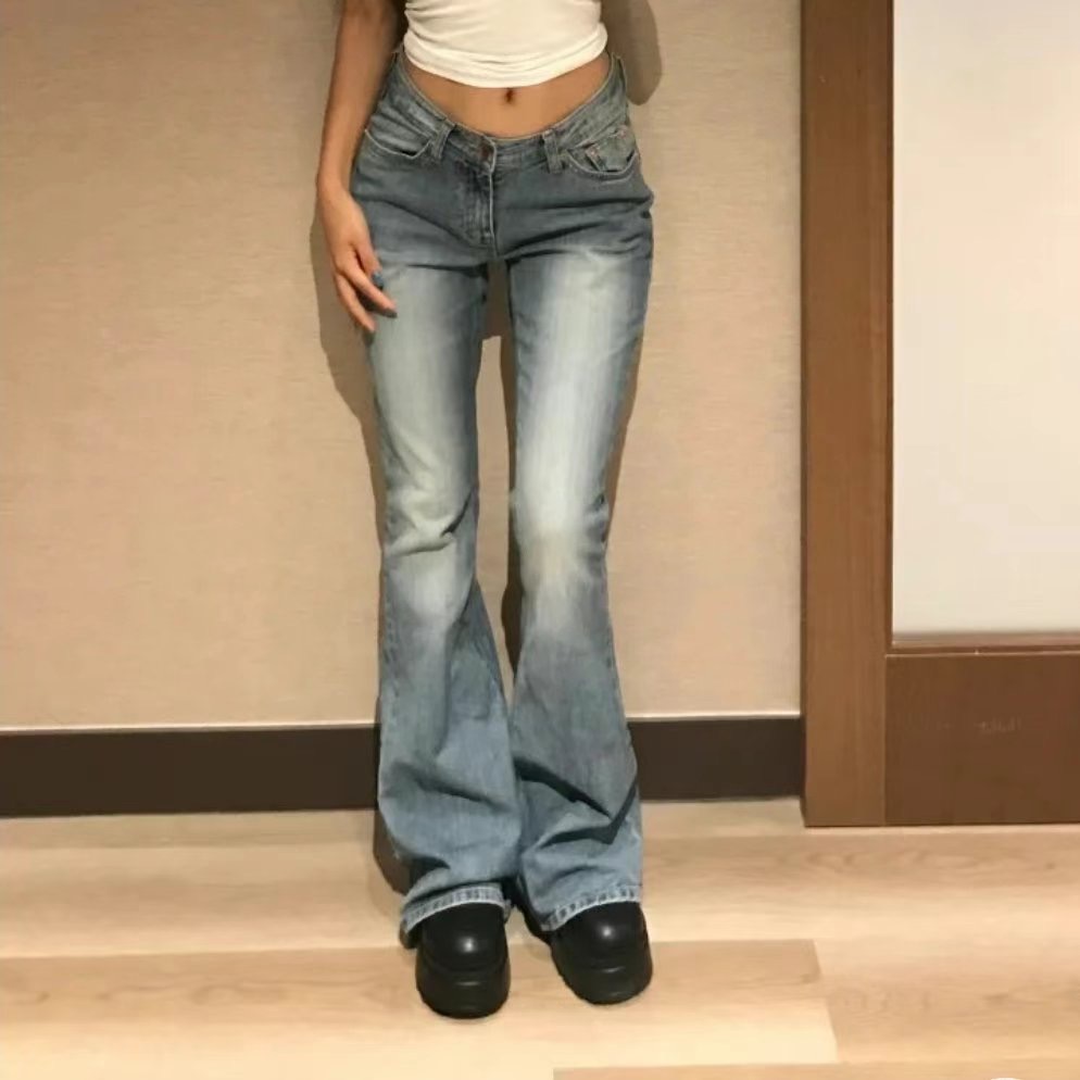 OOT直郵韓國代購女裝新品24秋冬休閑推薦時尚真品職業牛仔褲OOT牛仔褲