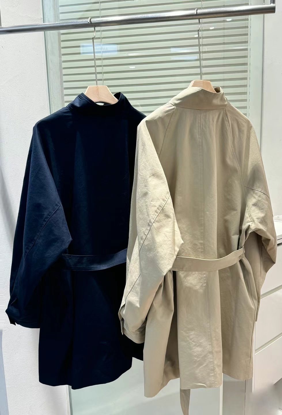 POMELO韓國直郵女裝新品24秋冬時尚休閑真品推薦短款大衣POMELO短款大衣
