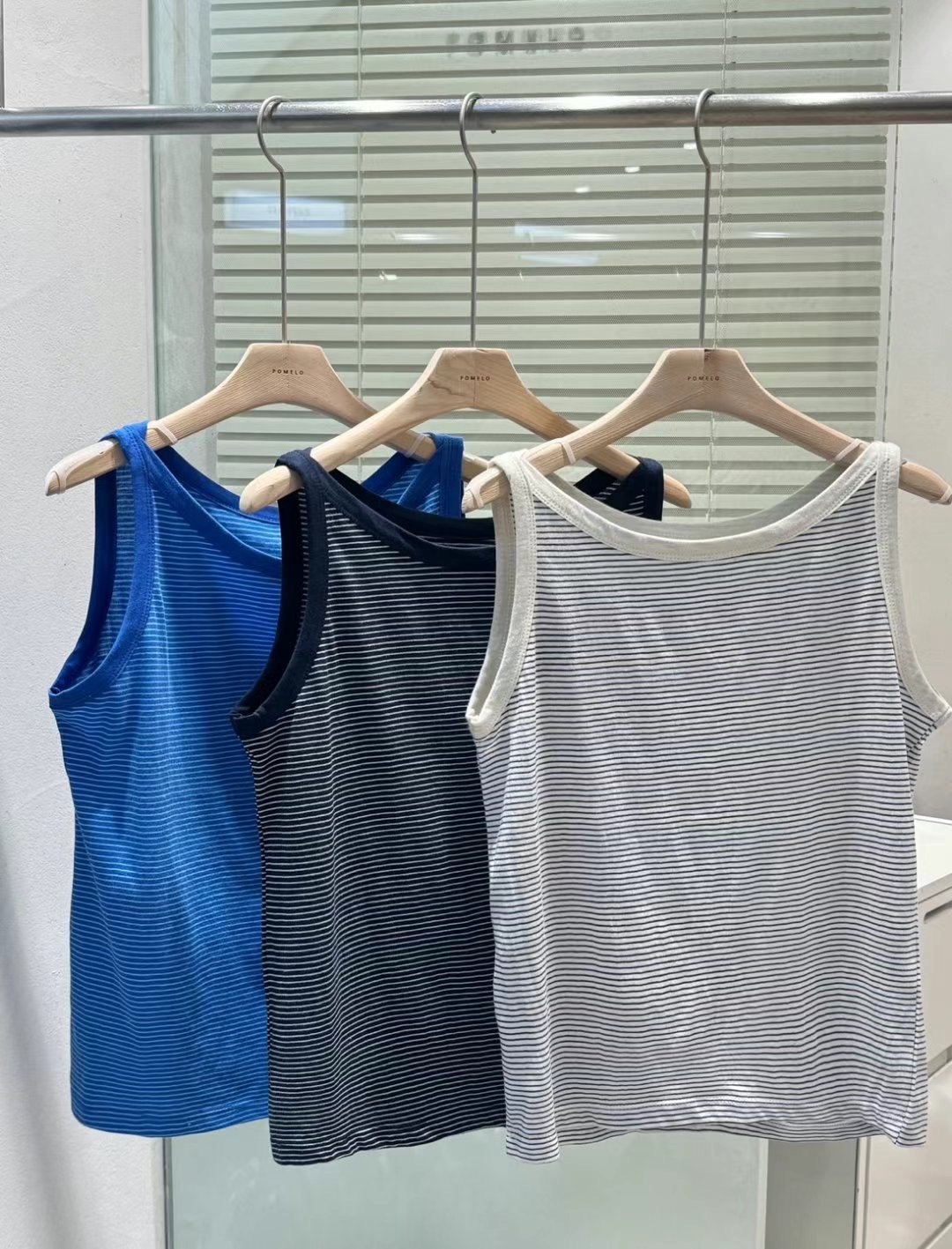 POMELO韓國直郵女裝新品24秋冬熱賣真品休閑推薦吊帶背心POMELO吊帶/背心