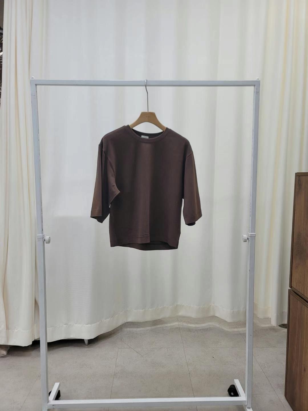 BARISTAR韓國直郵東大門代購女裝新品熱賣24秋冬職業休閑T恤MAY SEVENT恤