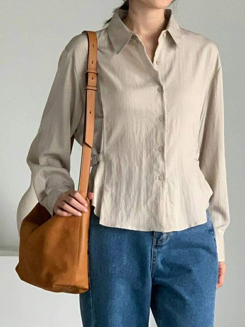 BARISTAR韓國直郵東大門實拍女裝新品時尚真品人氣襯衫蕾絲衫MAY SEVEN襯衫/蕾絲衫