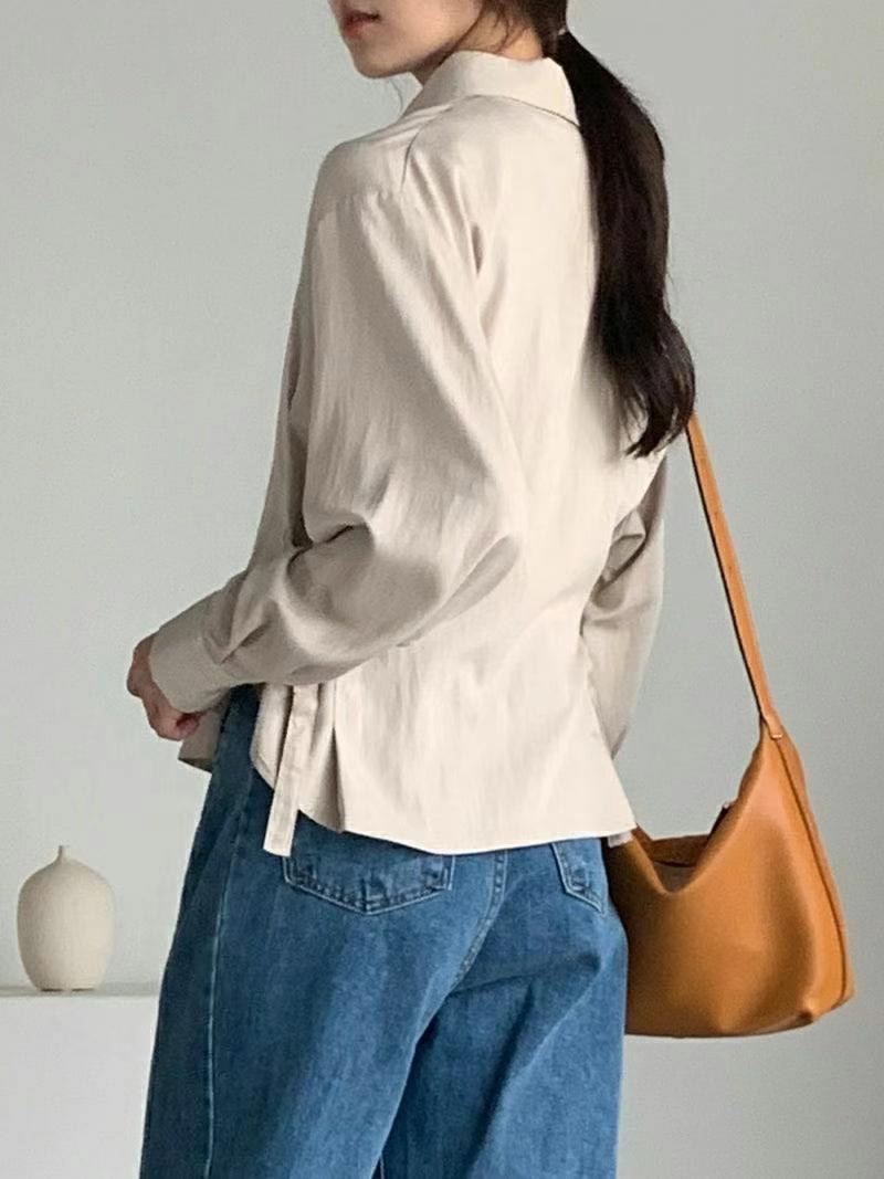 BARISTAR韓國直郵東大門實拍女裝新品時尚真品人氣襯衫蕾絲衫MAY SEVEN襯衫/蕾絲衫