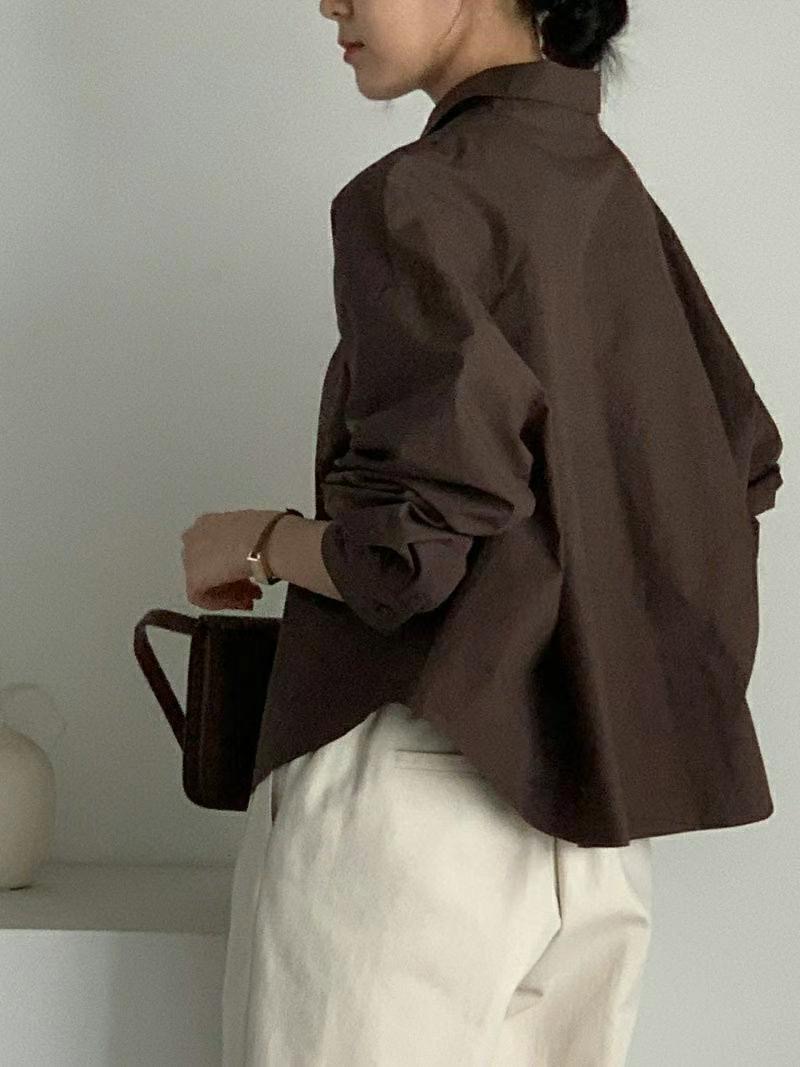BARISTAR韓國直郵東大門代購女裝新品職業休閑真品襯衫蕾絲衫MAY SEVEN襯衫/蕾絲衫