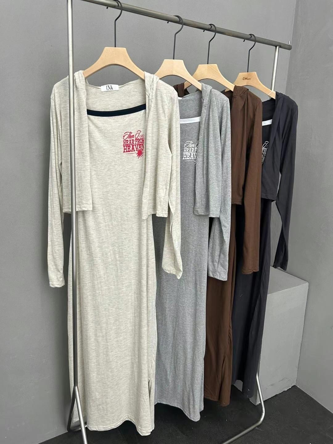UNA-T韓國直郵東大門實拍女裝新品推薦真品職業人氣24秋冬套裝UNA-T套裝圖色2左二色