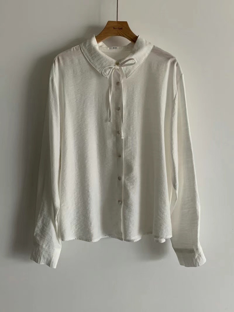 BARISTAR直郵韓國代購女裝新品時尚推薦24秋冬襯衫蕾絲衫MAY SEVEN襯衫/蕾絲衫圖色4