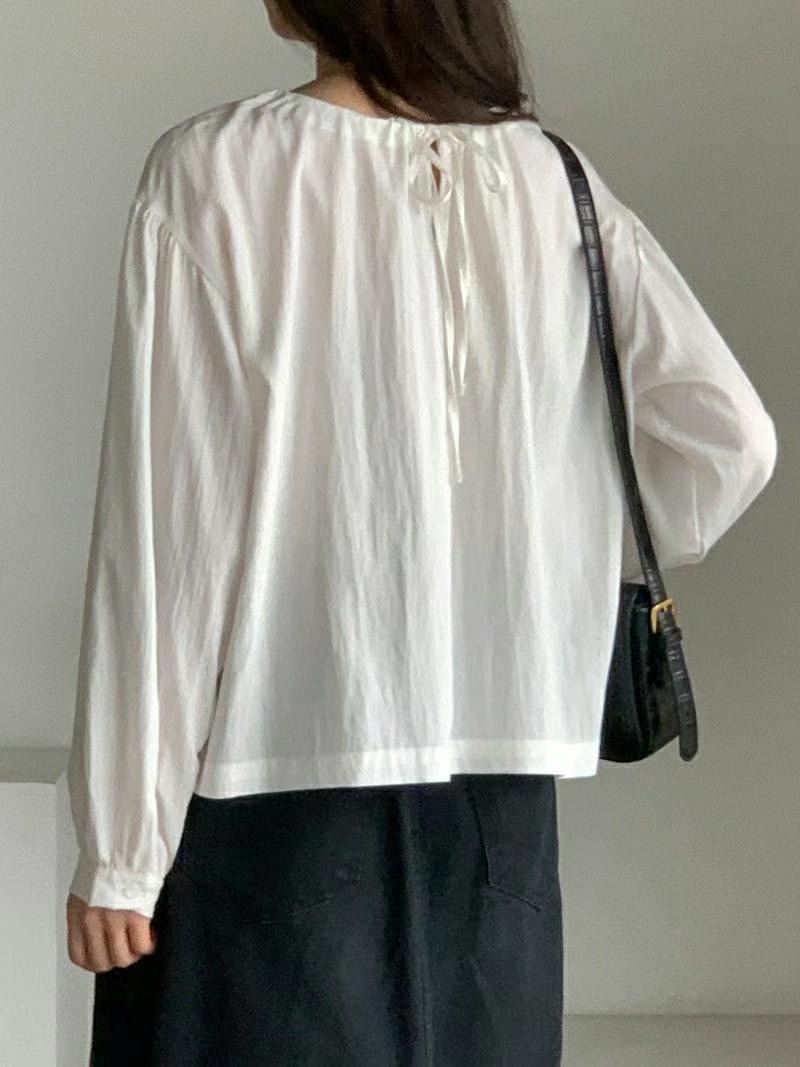 BARISTAR韓國直郵東大門代購女裝新品時尚職業熱賣襯衫蕾絲衫MAY SEVEN襯衫/蕾絲衫