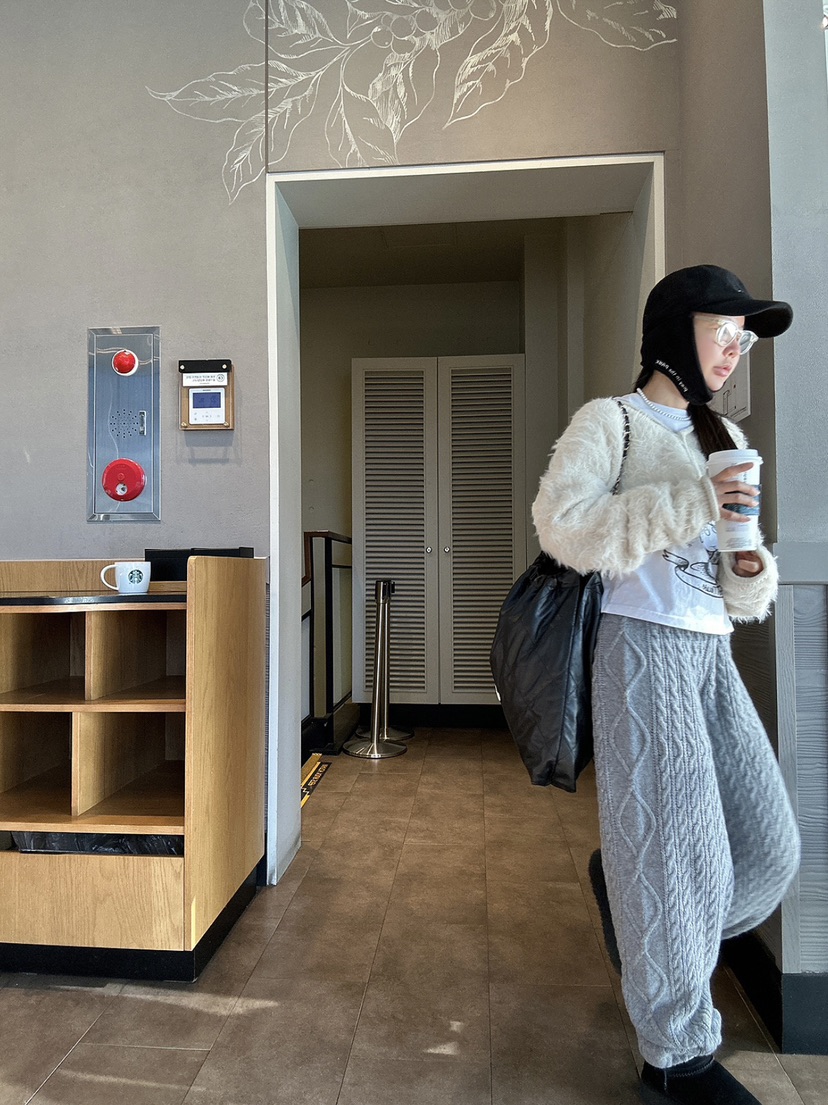 LIVE AID直郵韓國代購女裝新款熱賣休閑推薦真品人氣休閑褲LIVE AID休閑褲