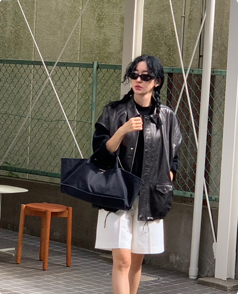 AFN/A Flan韓國直郵女裝新品真品24秋冬時尚馬甲皮革拉鏈AFN/A Flan馬甲