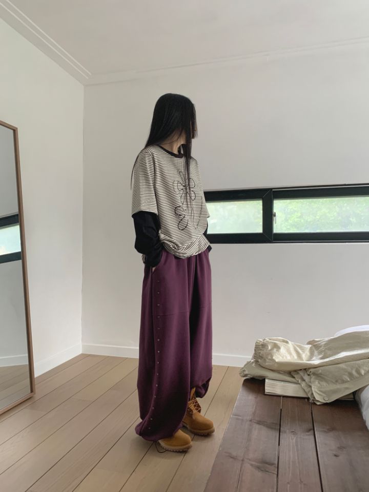 4LEAF韓國直郵東大門實拍女裝新款真品熱賣職業人氣長袖T恤4LEAF長袖T恤