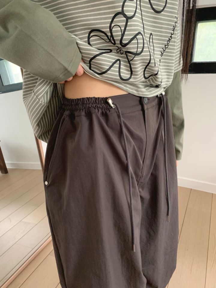 4LEAF韓國直郵東大門代購女裝新款時尚職業真品人氣休閑褲4LEAF休閑褲