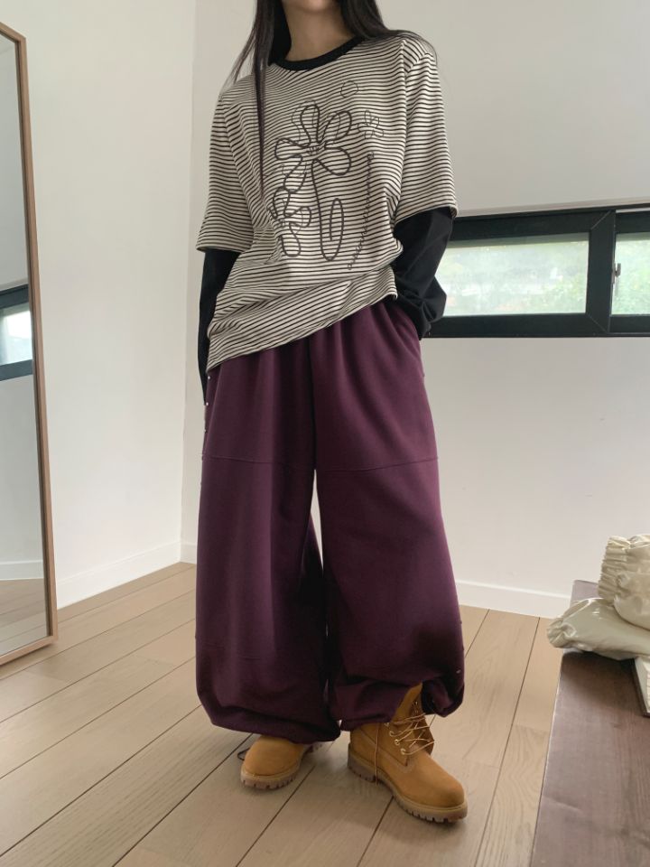 4LEAF韓國直郵女裝新款熱賣休閑真品推薦時尚24秋冬休閑褲4LEAF休閑褲