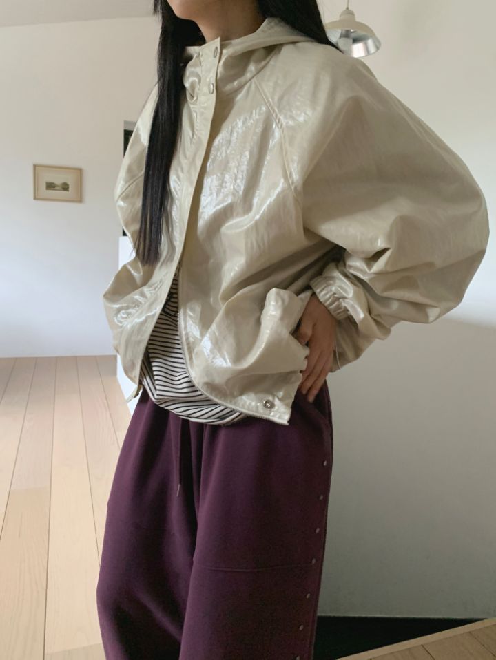 4LEAF韓國直郵東大門代購女裝新款時尚真品24秋冬推薦皮衣4LEAF皮衣