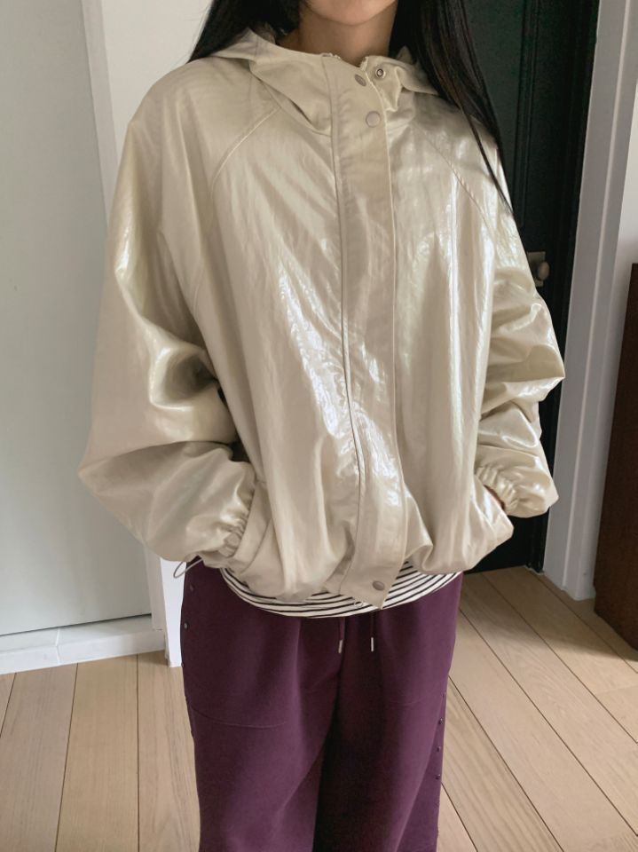 4LEAF韓國直郵東大門代購女裝新款時尚真品24秋冬推薦皮衣4LEAF皮衣圖色2