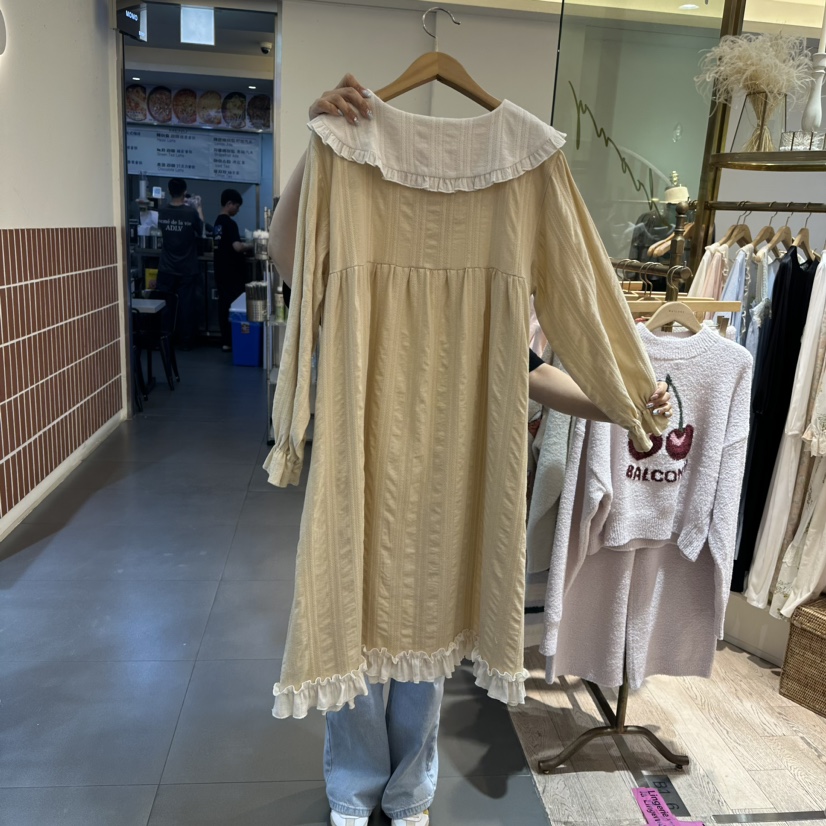 LA LINGERIE-P韓國直郵東大門實拍女裝新品人氣熱賣休閑睡衣LA LINGERIE睡衣