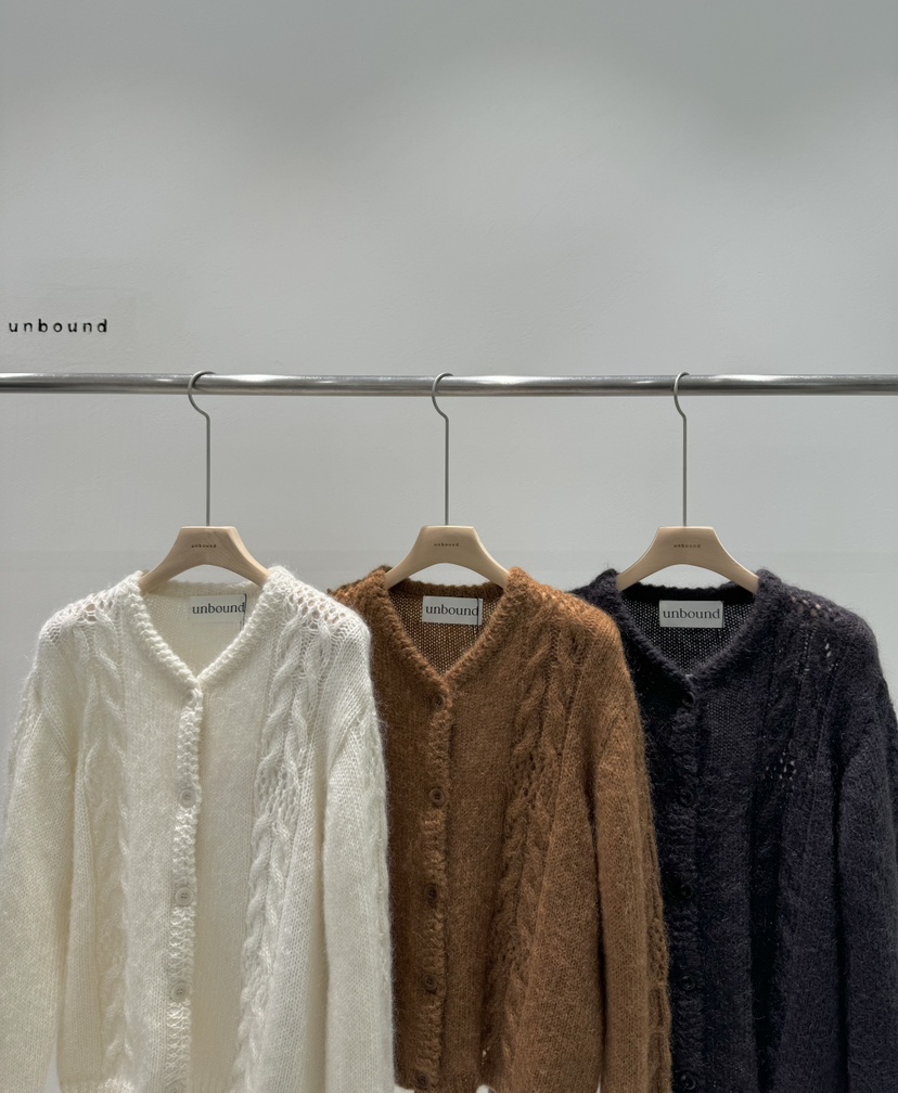 unbound韓國直郵東大門實拍女裝新品推薦24秋冬職業真品毛衣UNBOUND毛衣