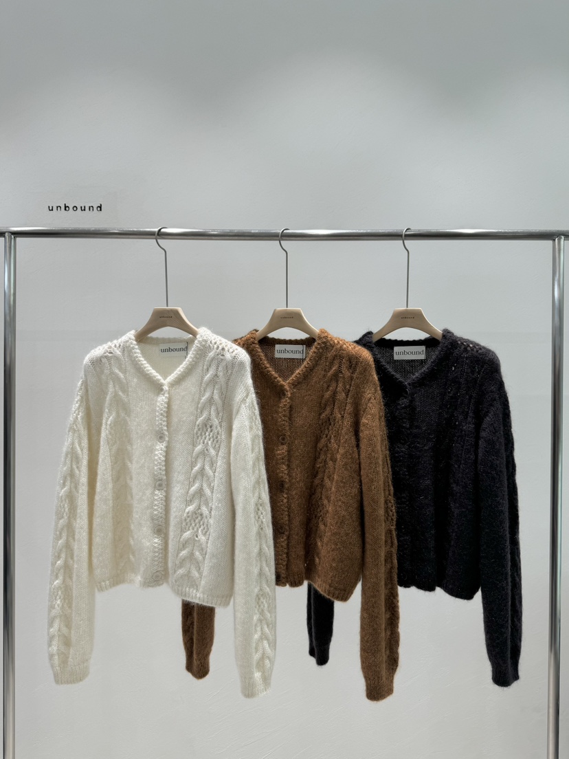 unbound韓國直郵東大門實拍女裝新品推薦24秋冬職業真品毛衣UNBOUND毛衣