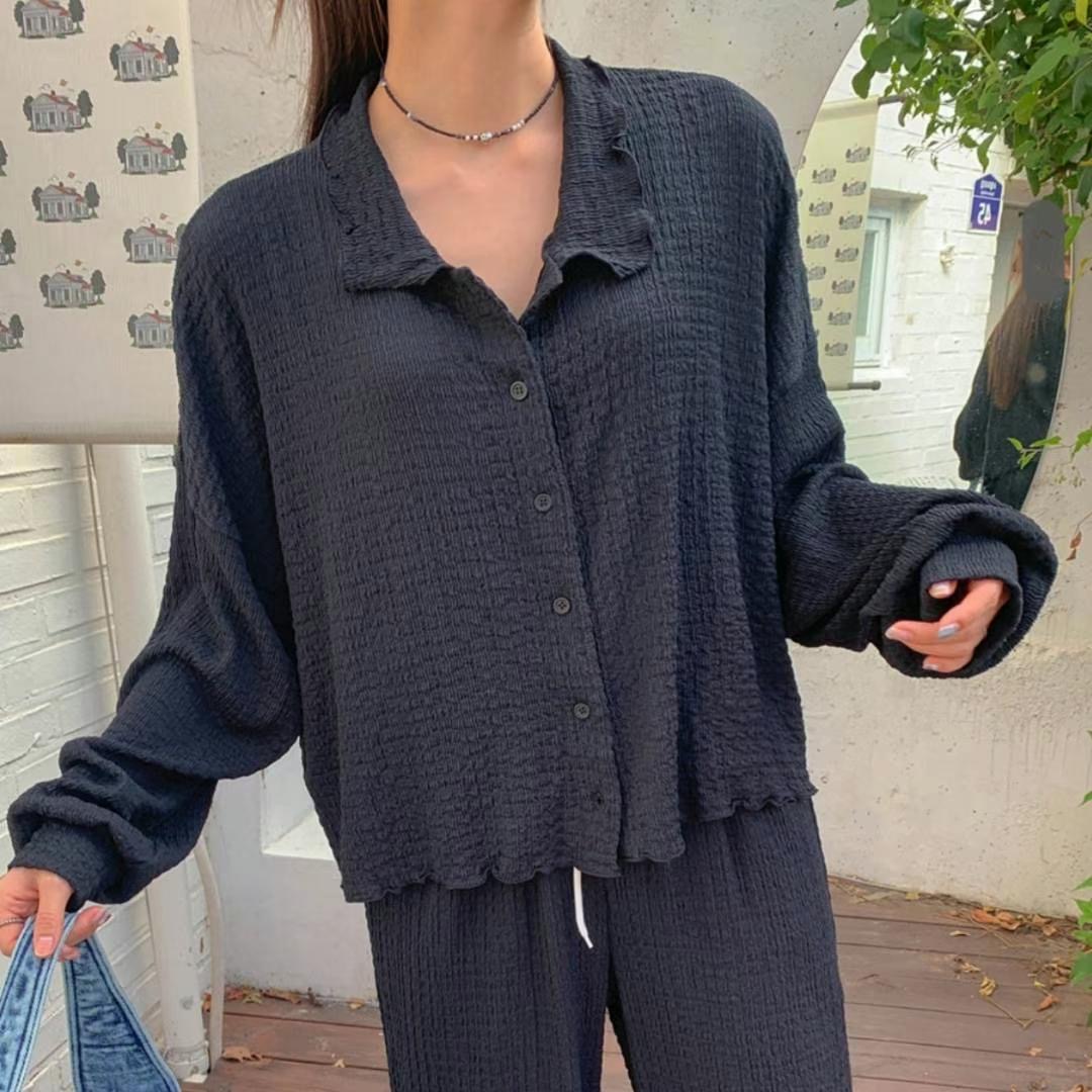 PUNCH韓國直郵東大門代購女裝新款熱賣真品人氣職業襯衫蕾絲衫PUNCH襯衫/蕾絲衫圖色3