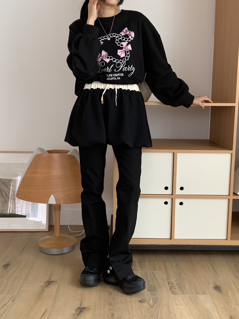 Chapter韓國直郵女裝新款時尚熱賣休閑職業24秋冬真品短裙Chapter短裙圖色3