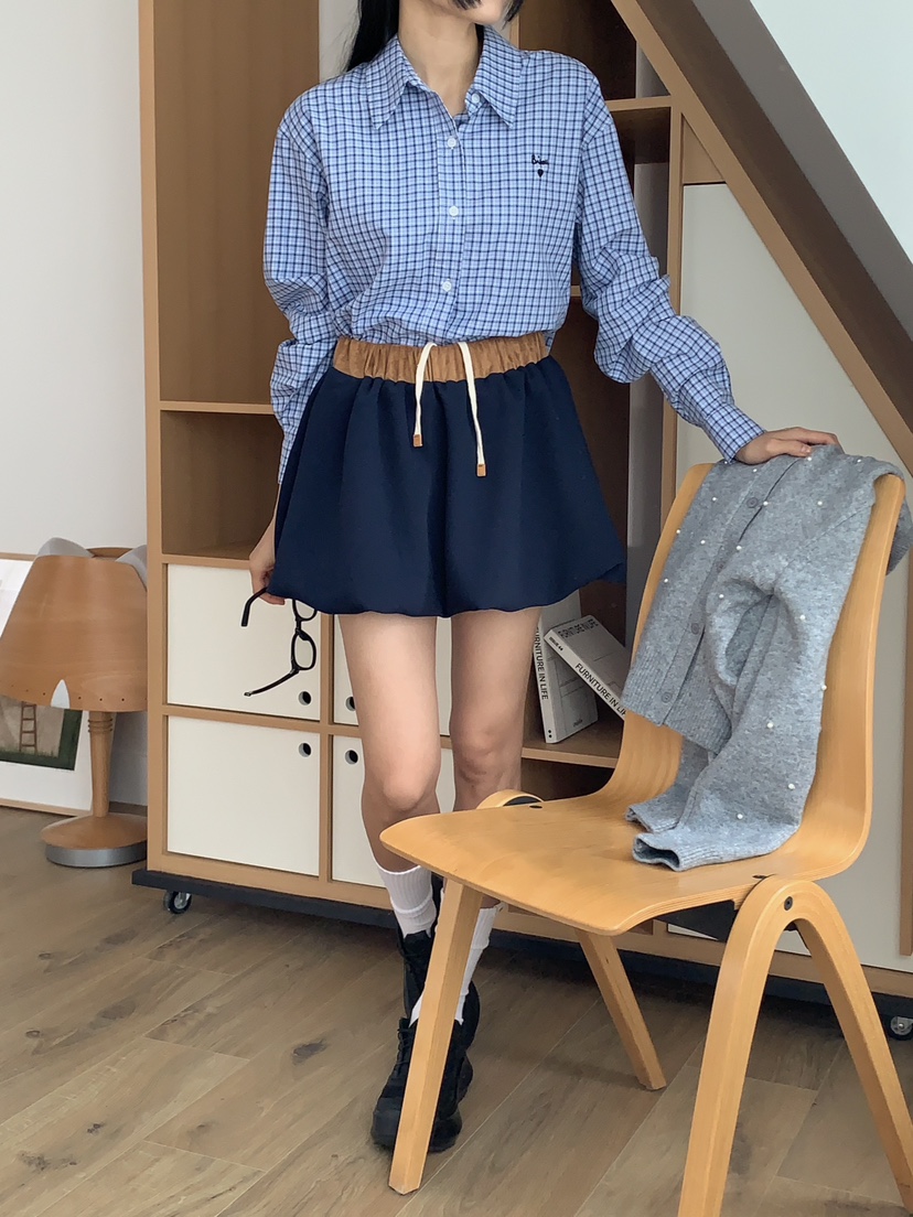 Chapter韓國直郵東大門代購女裝新款24秋冬時尚襯衫蕾絲衫Chapter襯衫/蕾絲衫