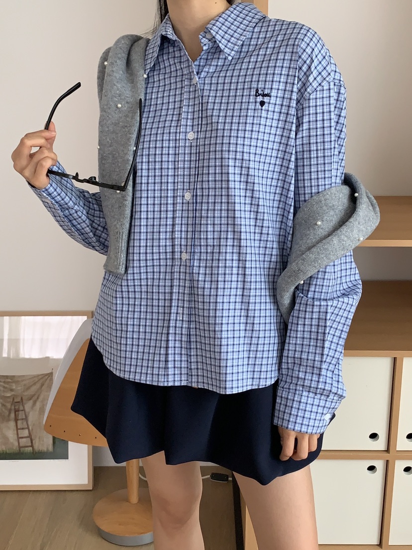 Chapter韓國直郵東大門代購女裝新款24秋冬時尚襯衫蕾絲衫Chapter襯衫/蕾絲衫
