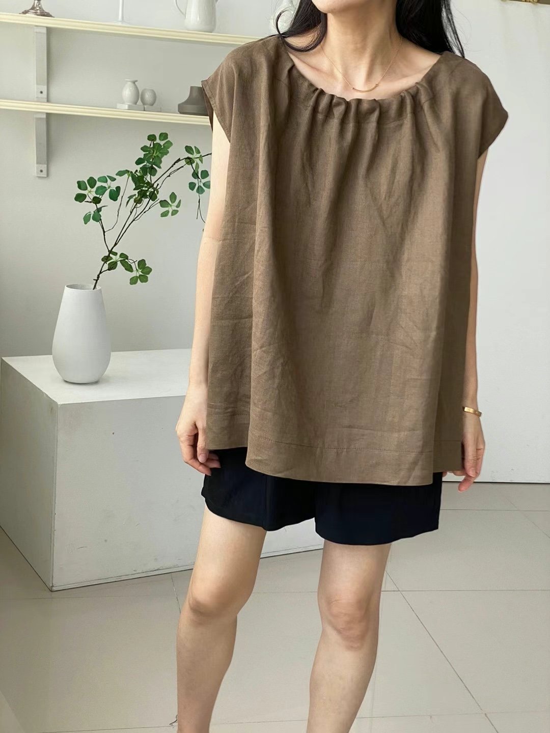 1mm韓國直郵東大門實拍女裝新品人氣真品推薦休閑襯衫蕾絲衫1mm襯衫/蕾絲衫圖色2