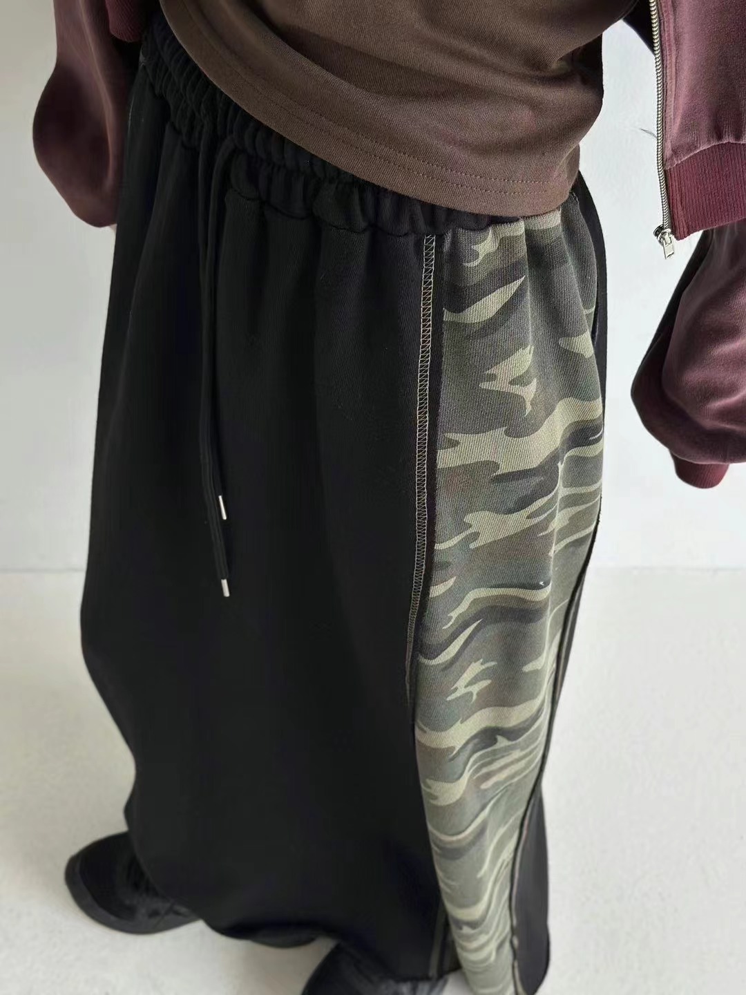 SNAZZY韓國直郵東大門實拍女裝新款休閑時尚推薦人氣長裙迷彩SNAZZY長裙