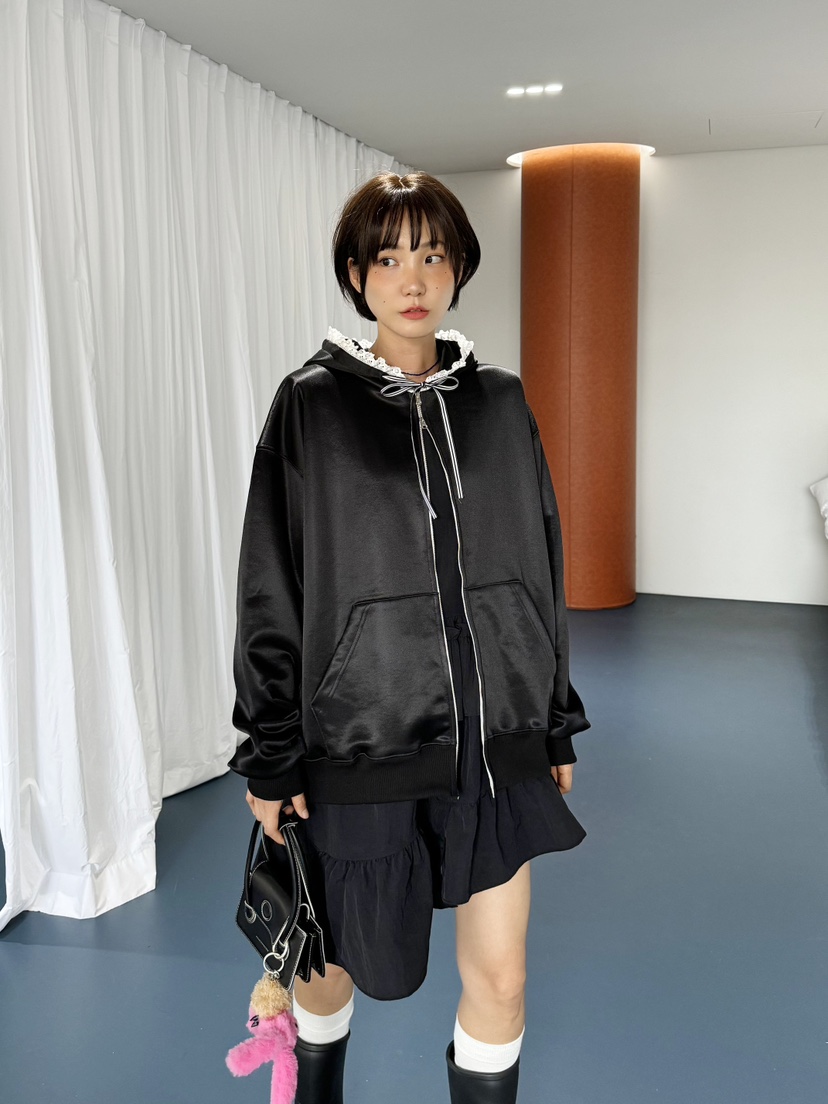 HEYJUDE韓國直郵東大門代購女裝新款24秋冬熱賣推薦夾克兜帽HEYJUDE夾克