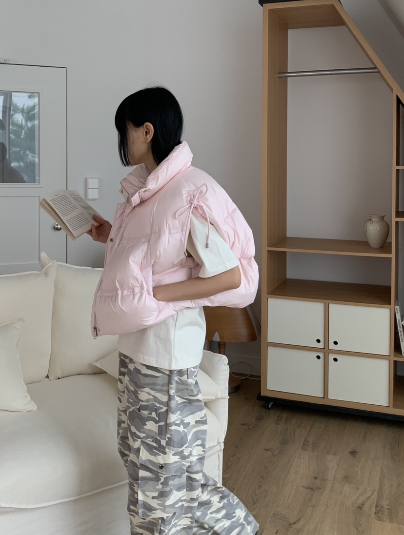 Chapter韓國直郵東大門實拍女裝新品24秋冬時尚職業馬甲填充Chapter馬甲圖色3