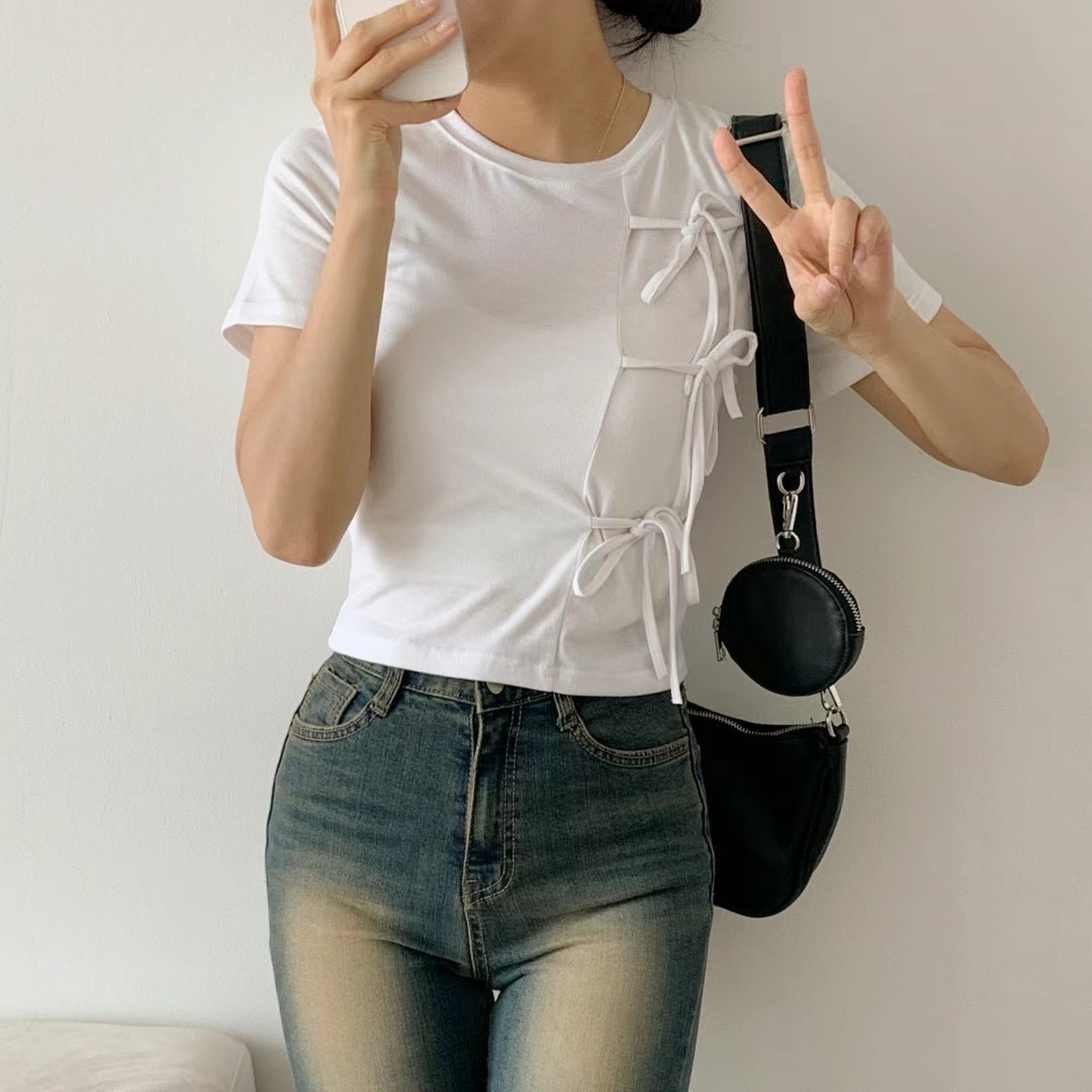 SANDWICH韓國直郵東大門實拍女裝新款時尚職業24秋冬人氣T恤SANDWICHT恤圖色2