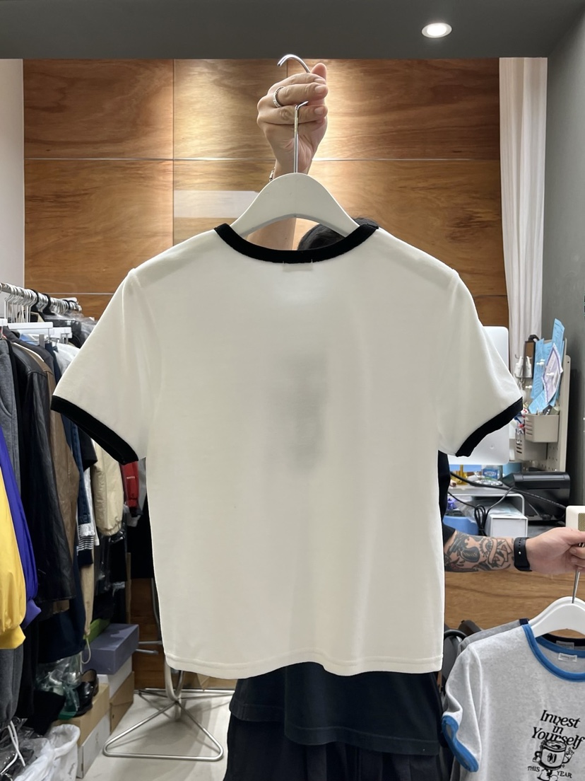 BEAMING SEOUL韓國直郵東大門代購女裝新品推薦時尚T恤天鵝絨BEAMING SEOULT恤