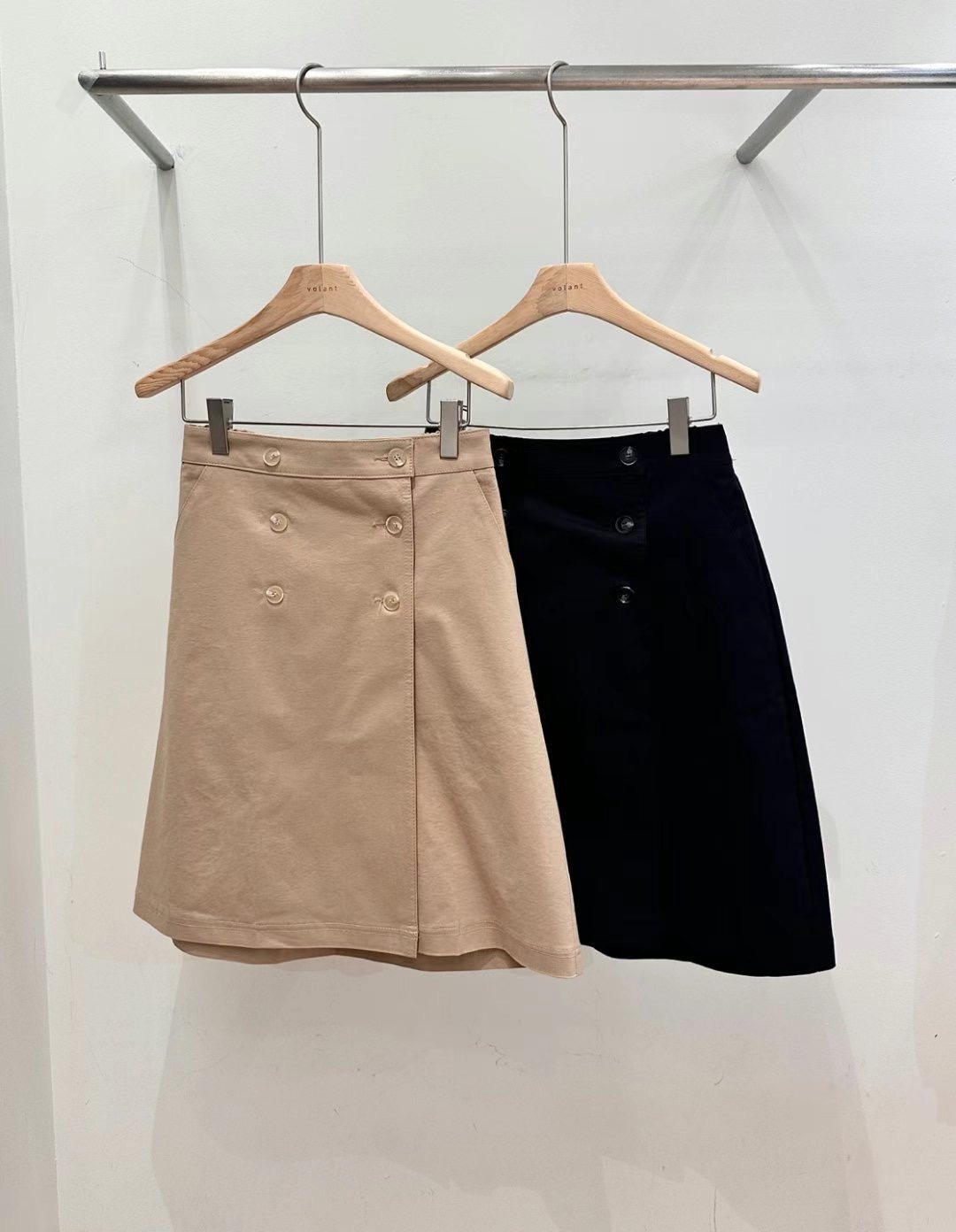 VOLANT韓國直郵女裝新品職業時尚24秋冬熱賣真品推薦短裙VOLANT短裙