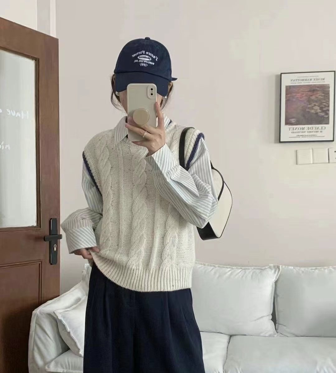 HIT韓國直郵東大門實拍女裝新款真品職業人氣時尚24秋冬吊帶背心HIT吊帶/背心
