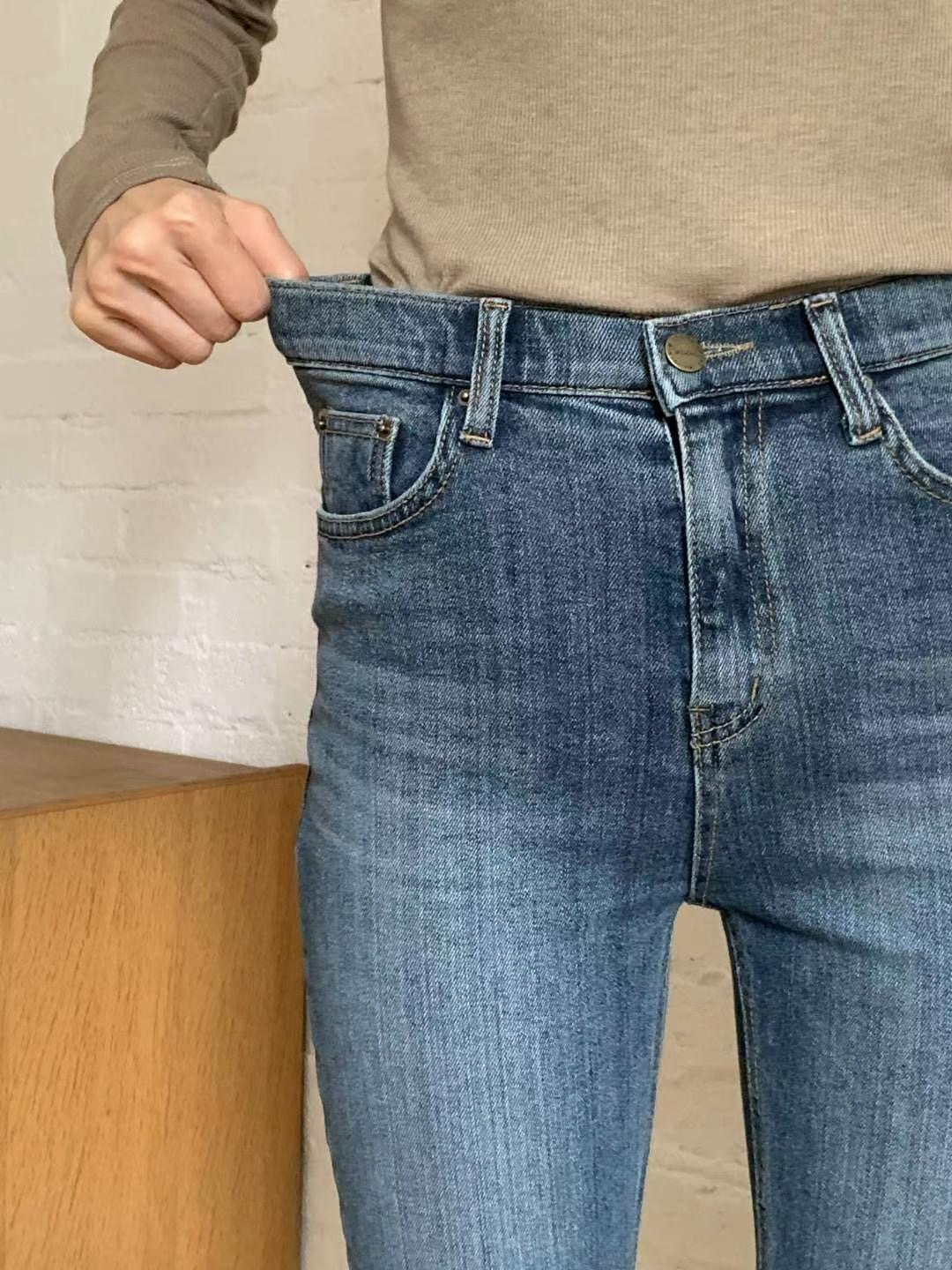 MISSJEAN韓國直郵女裝新品時尚人氣推薦真品職業24秋冬牛仔褲MISSJEAN牛仔褲