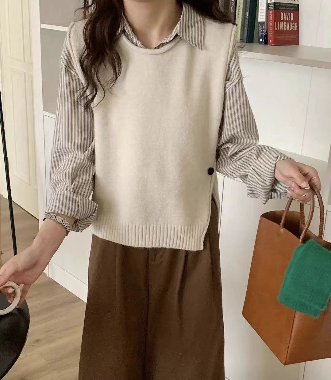 HIT韓國直郵東大門代購女裝新款推薦真品時尚職業熱賣吊帶背心HIT吊帶/背心圖色1