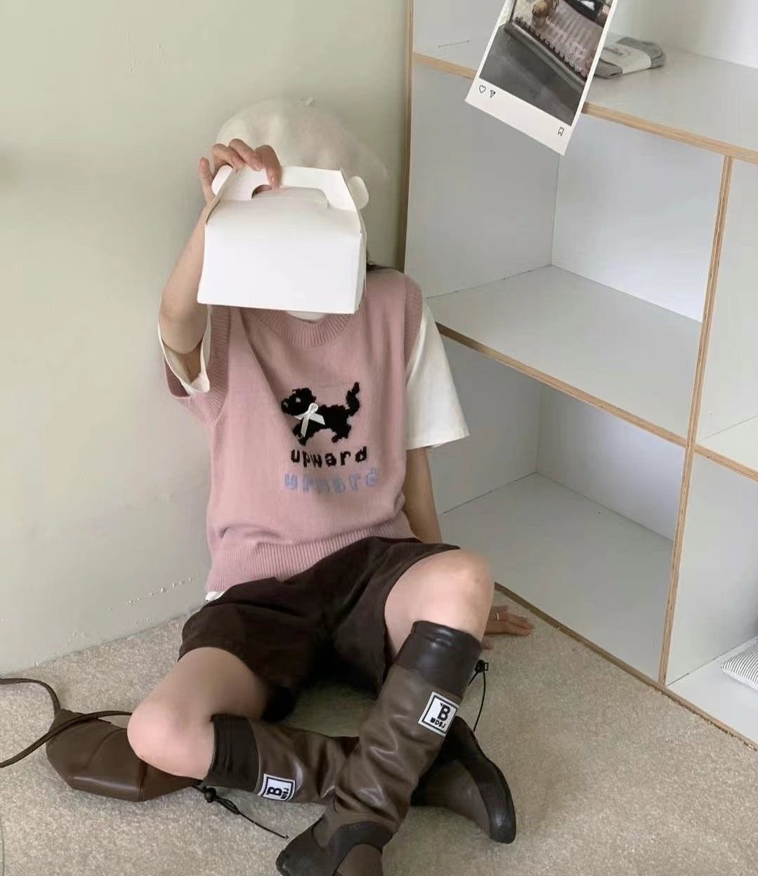 HIT韓國直郵東大門實拍女裝新品24秋冬熱賣人氣休閑吊帶背心HIT吊帶/背心