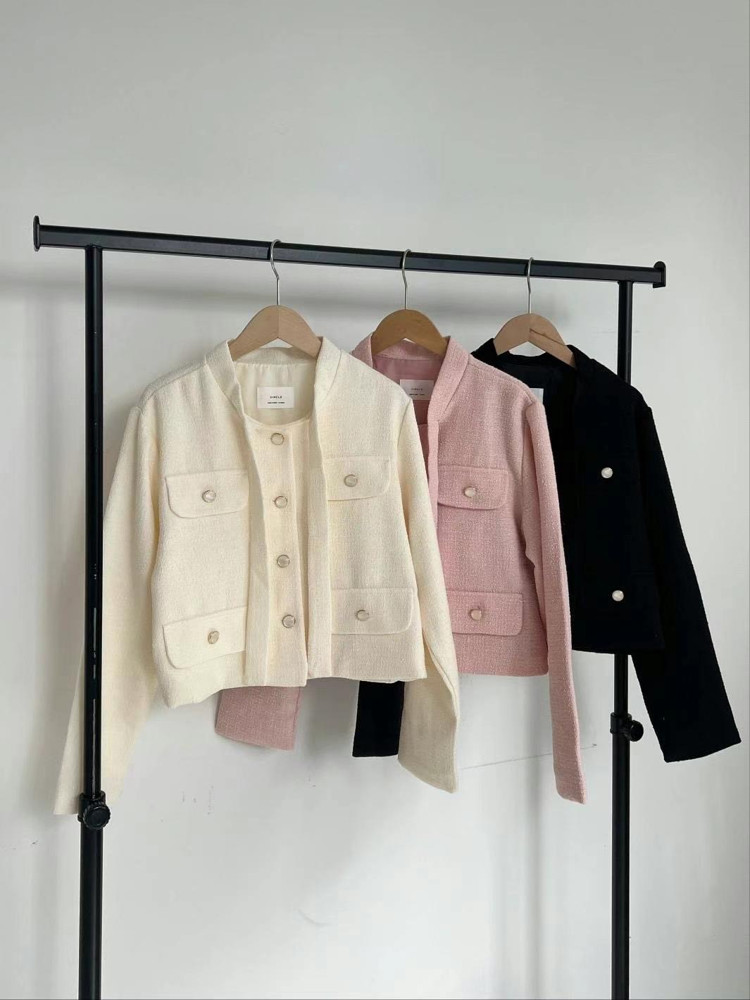 CIRCLE-써클-T直郵韓國代購女裝新品熱賣真品24秋冬夾克CIRCLE夾克圖色3左三色