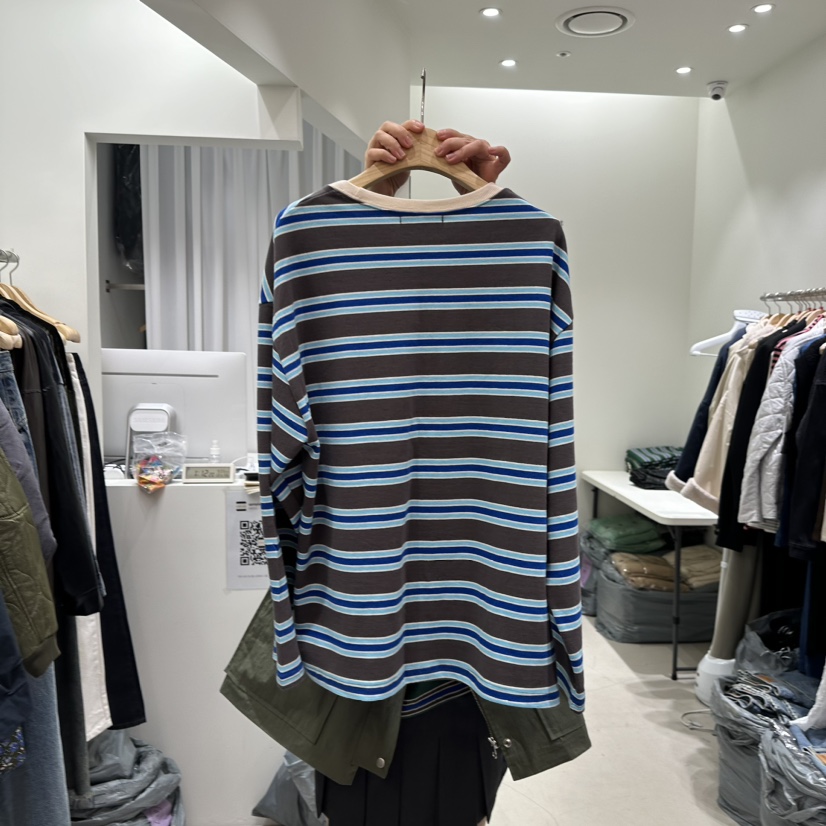 URBANE-P直郵韓國代購女裝新品休閑人氣推薦真品職業長袖T恤URBANE-P長袖T恤