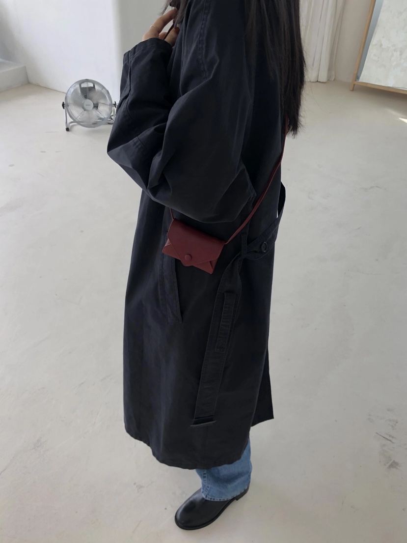 CURVY韓國直郵東大門實拍女裝新品職業時尚推薦真品長款風衣CURVY長款風衣