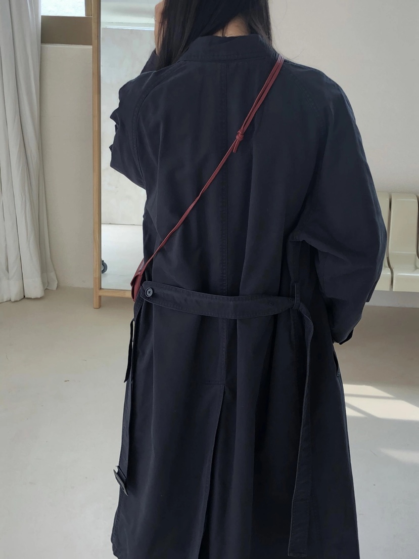 CURVY韓國直郵東大門實拍女裝新品職業時尚推薦真品長款風衣CURVY長款風衣