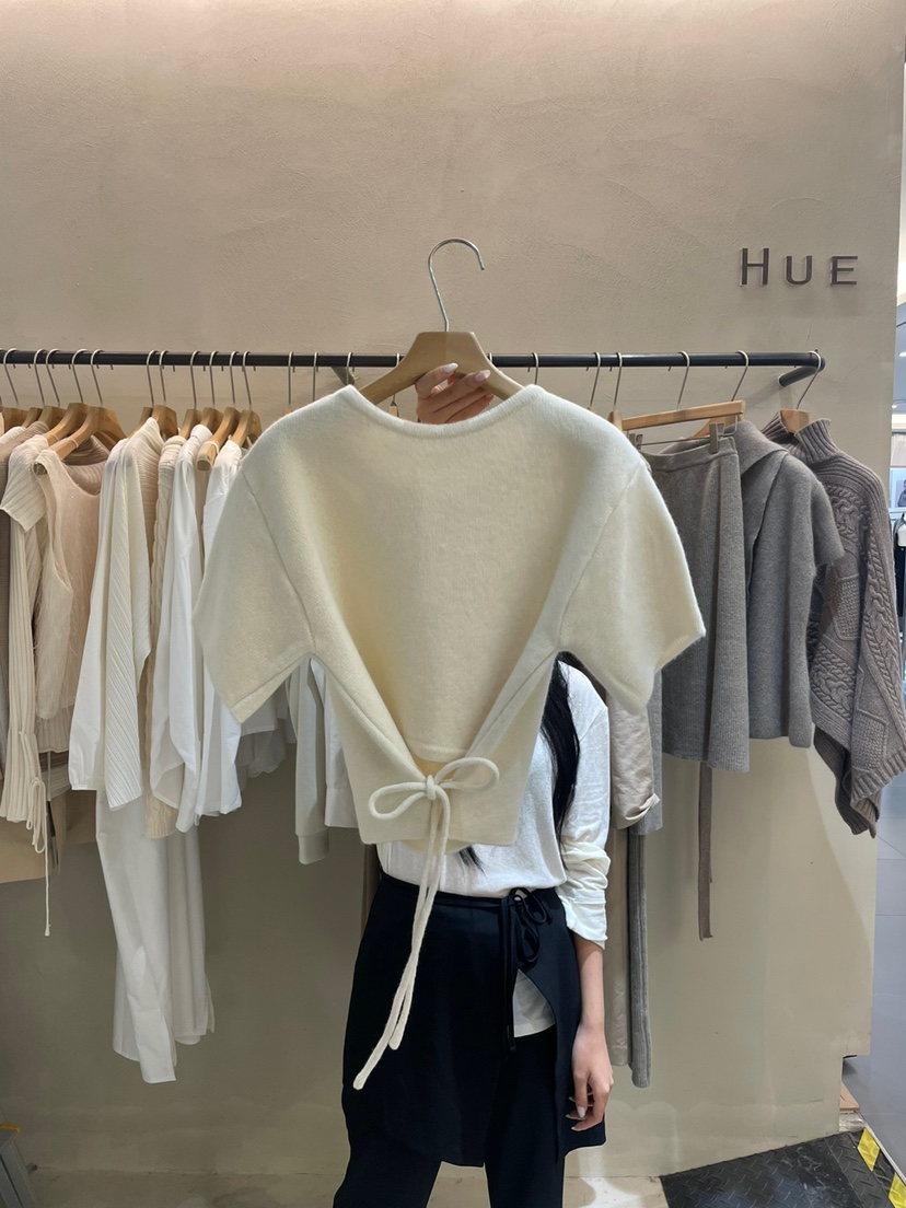 HUE韓國直郵女裝新品推薦熱賣人氣24秋冬職業休閑時尚針織衫ERIA/HUE針織衫