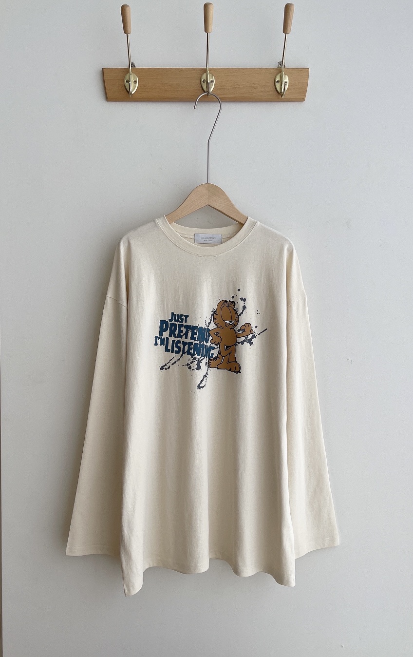 MINIQUEENS韓國直郵東大門實拍女裝新品推薦熱賣24秋冬長袖T恤MINIQUEENS長袖T恤圖色3