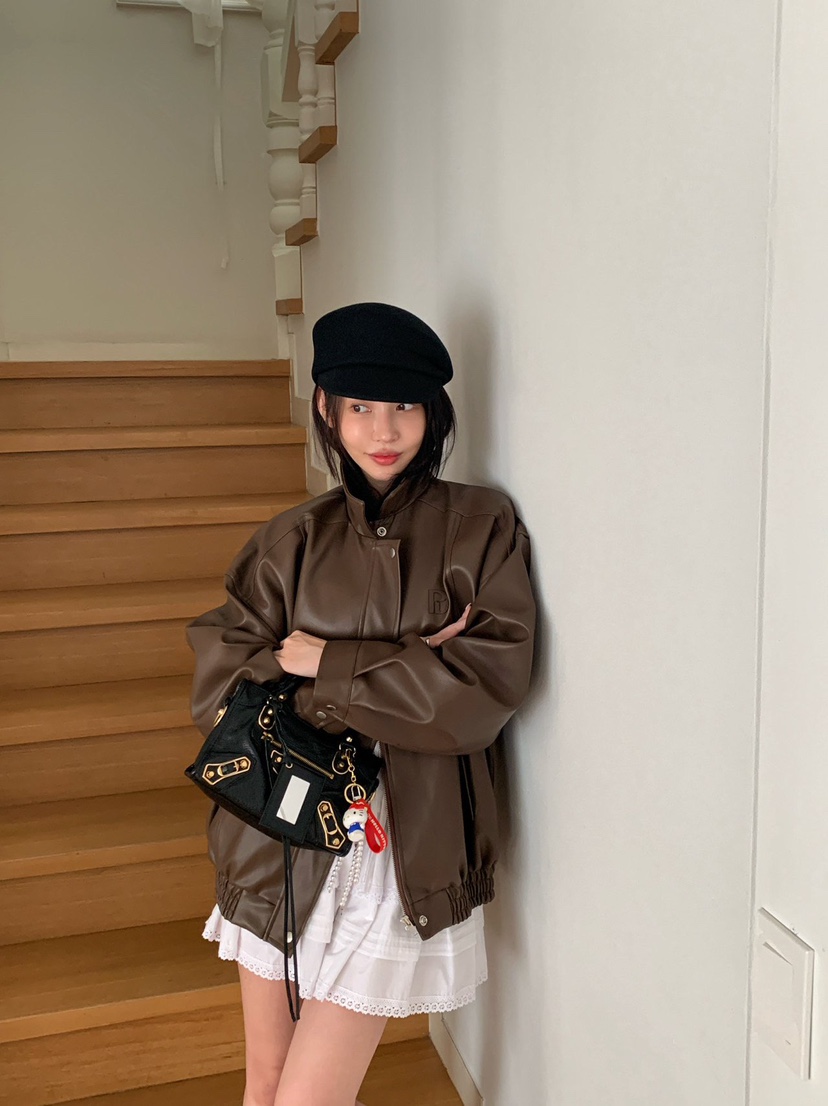 REVE CITE韓國直郵東大門實拍女裝新款24秋冬真品人氣夾克REVE CITE夾克