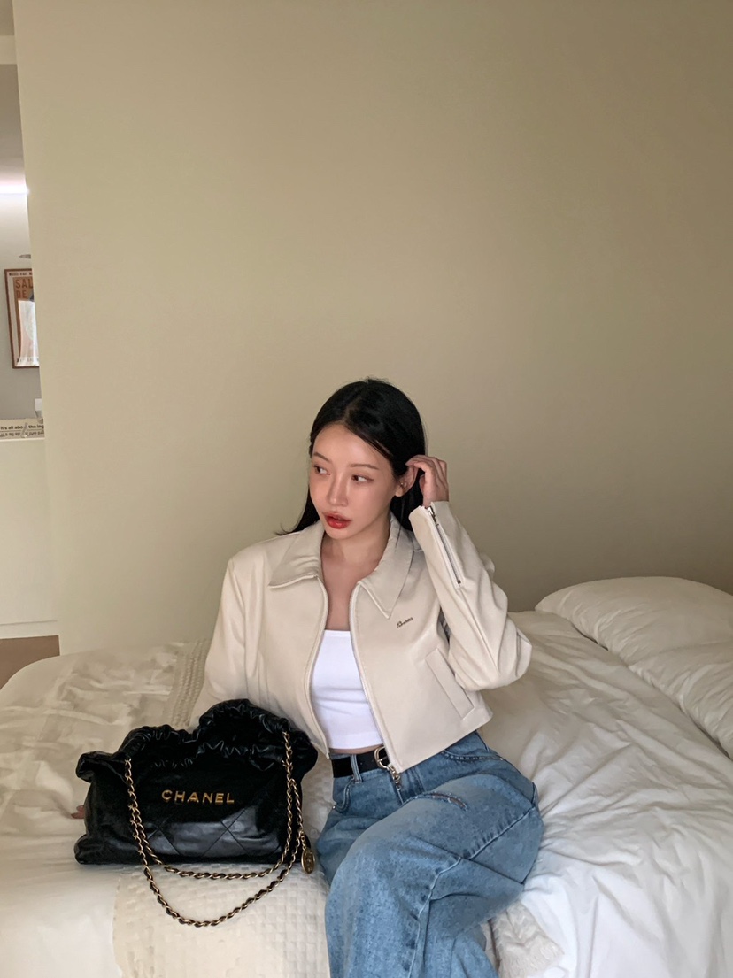 REVE CITE直郵韓國代購女裝新品熱賣休閑推薦職業夾克皮革REVE CITE夾克