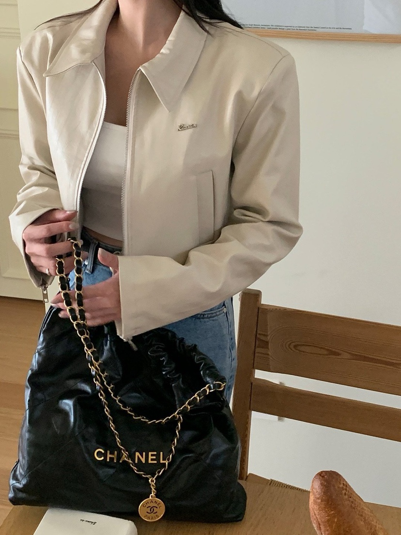 REVE CITE直郵韓國代購女裝新品熱賣休閑推薦職業夾克皮革REVE CITE夾克圖色2