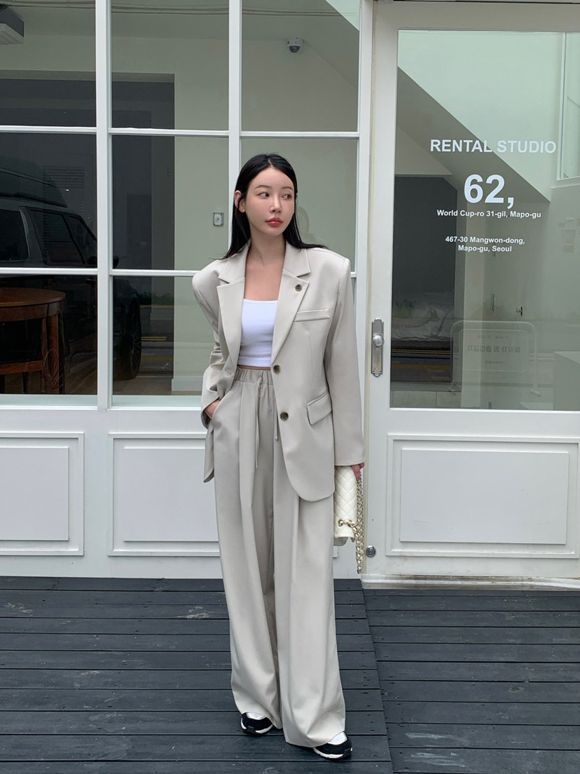 REVE CITE韓國直郵東大門實拍女裝新品職業人氣正裝褲西褲REVE CITE正裝褲/西褲