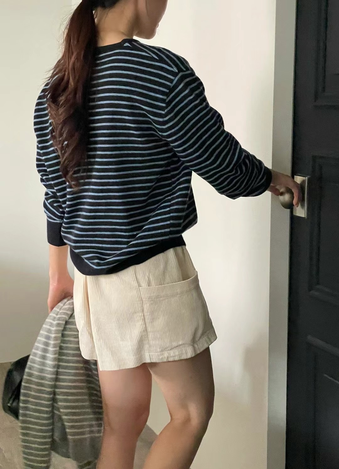 AMYGRACE韓國直郵東大門實拍女裝新款推薦時尚24秋冬長袖T恤AMYGRACE長袖T恤